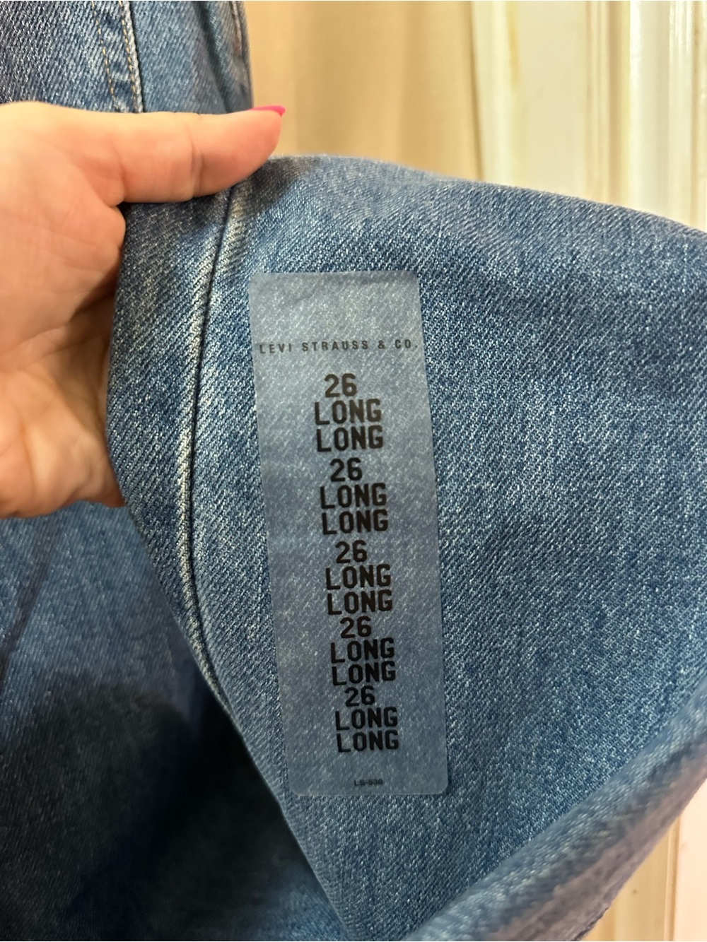 Levi’s 511 Slim Straight Jeans Women’s 26 Long Light Wash Denim Size 2 Canada - Picture 5 of 7